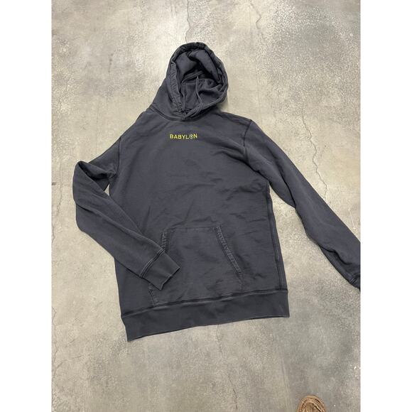 Babylon Grave Hoodie Men’s Size large Black Hooded Sweatshirt - Picture 1 of 6